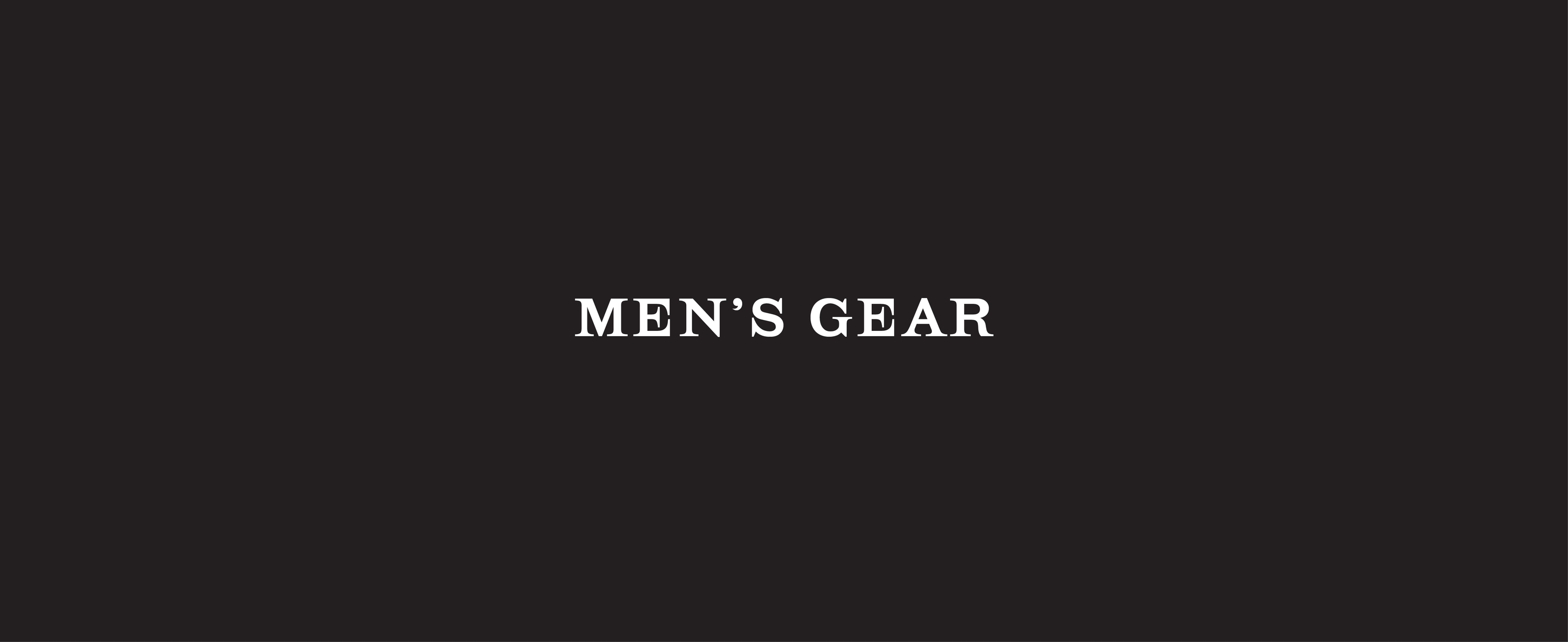 MEN'S GEAR