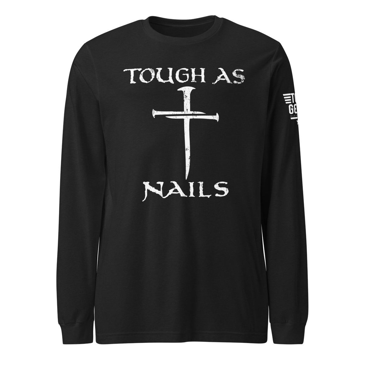 Top Gear Black Heather / S Tough As Nails Long Sleeve Tee