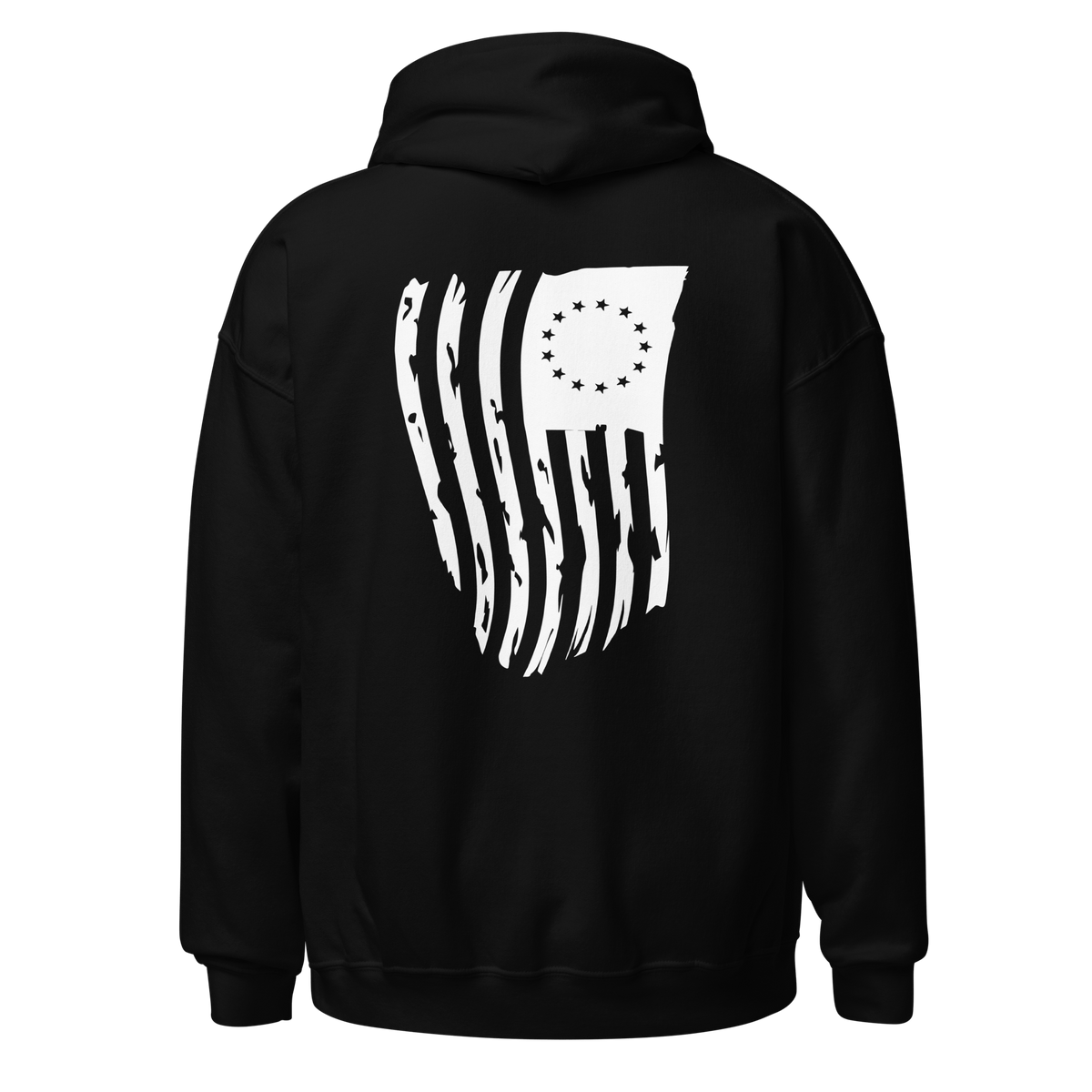 Top Gear Black / S Betsy Ross American Flag Hoodie