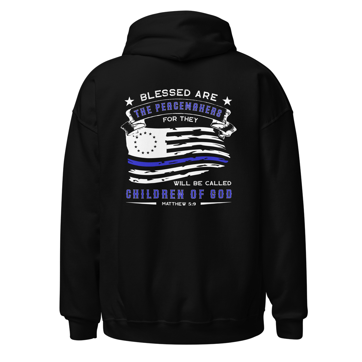 Top Gear Black / S Blessed are the Peacemakers Hoodie