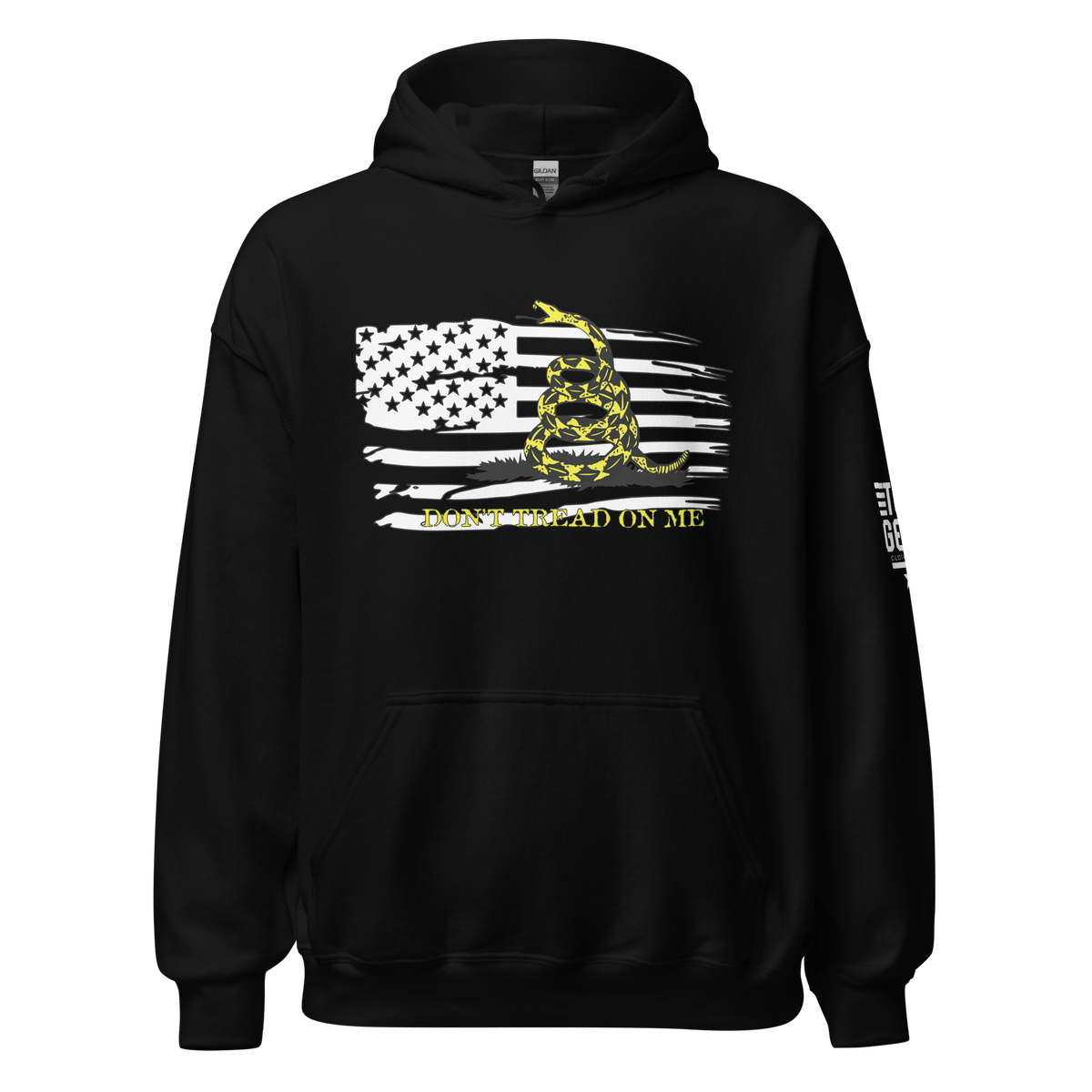 Top Gear Black / S Don't Tread on Me Hoodie
