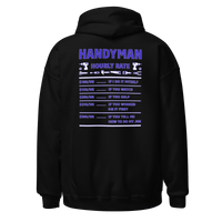 Top Gear Black / S Handy Man Hourly Rate Hoodie