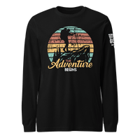 Top Gear Black / S The Adventure Begins Long Sleeve Tee