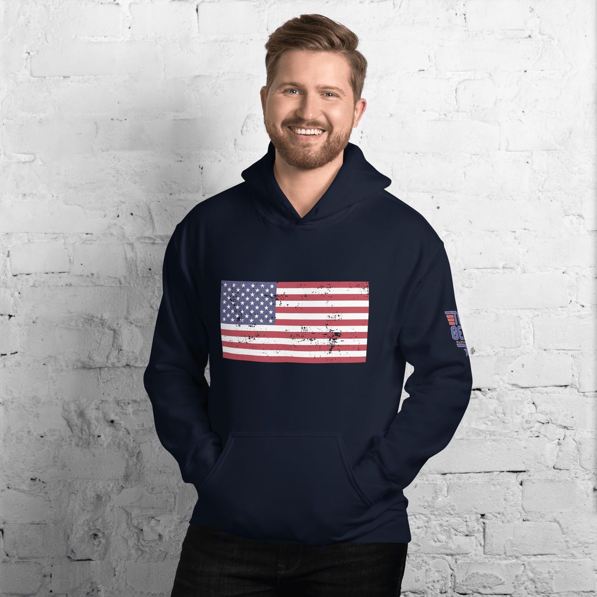 Top Gear Classic American Flag Hoodie