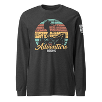 Top Gear Dark Grey Heather / S The Adventure Begins Long Sleeve Tee