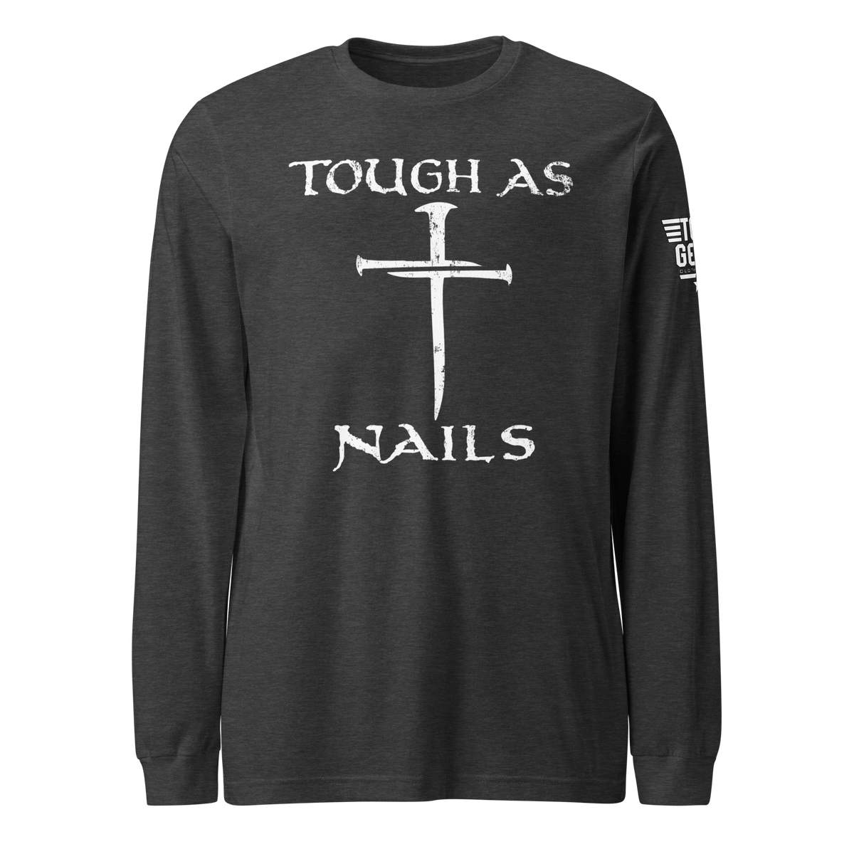 Top Gear Dark Grey Heather / S Tough As Nails Long Sleeve Tee
