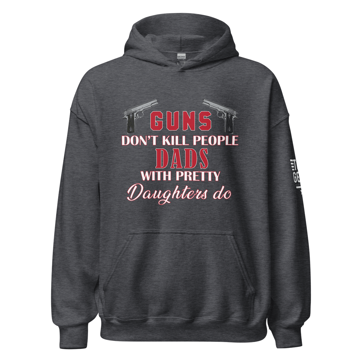 Top Gear Dark Heather / S Dads With Pretty Daughters Hoodie