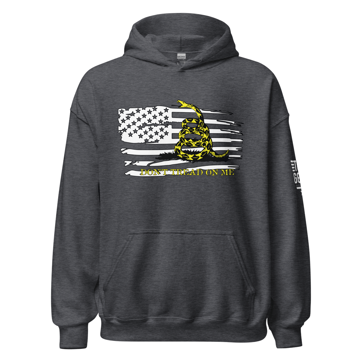 Top Gear Dark Heather / S Don't Tread on Me Hoodie