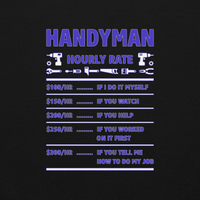 Top Gear Handy Man Hourly Rate Hoodie
