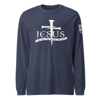 Top Gear Heather Navy / S The Way The Truth The Life Long Sleeve Tee