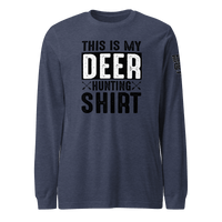 Top Gear Heather Navy / S This is My Deer Hunting Long Sleeve Tee