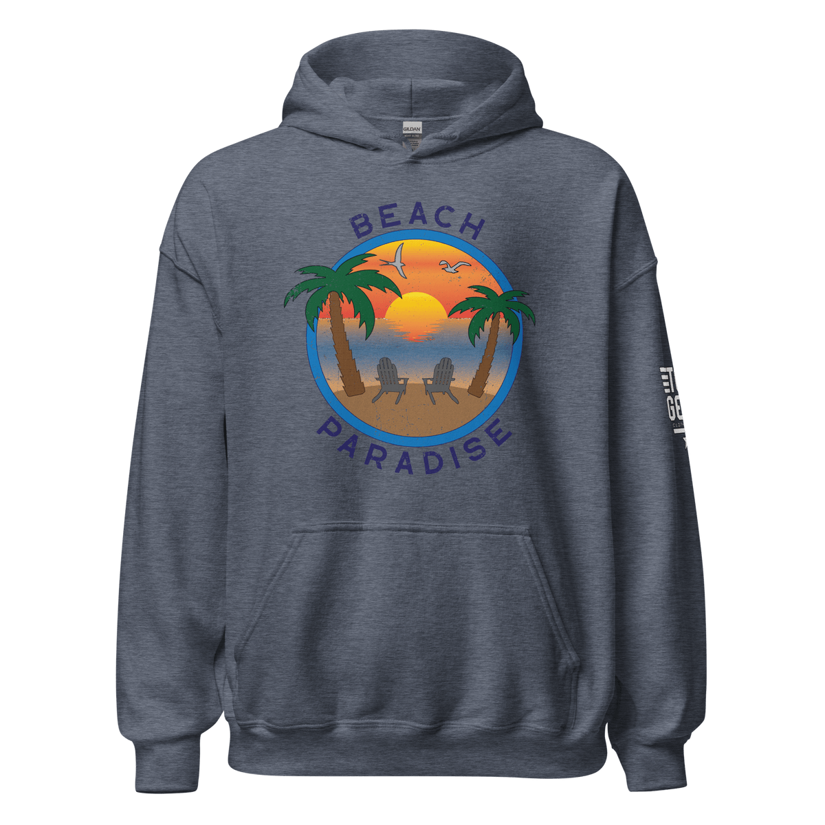 Top Gear Heather Sport Dark Navy / S Beach Paradise Hoodie