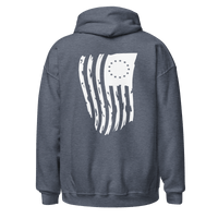 Top Gear Heather Sport Dark Navy / S Betsy Ross American Flag Hoodie