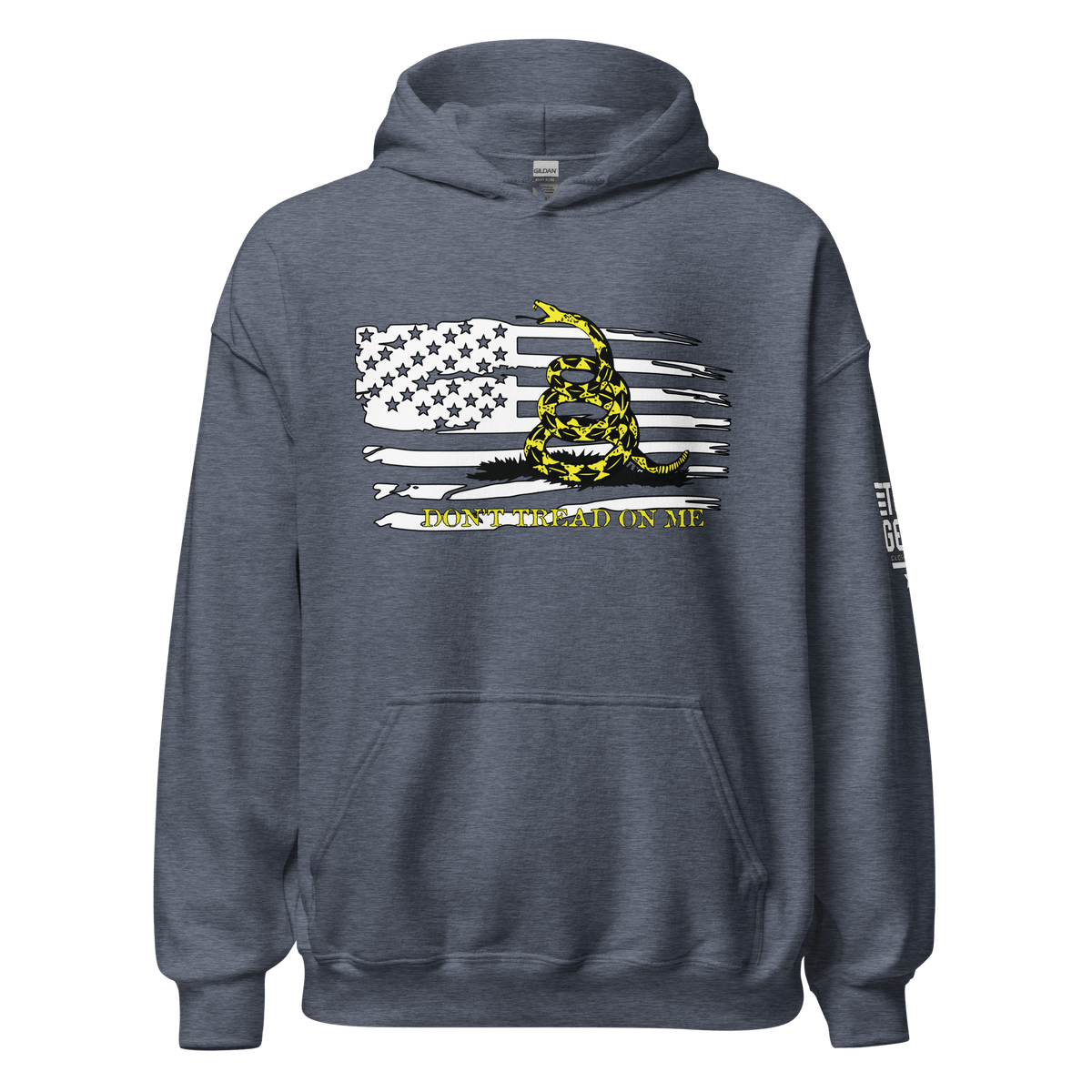 Top Gear Heather Sport Dark Navy / S Don't Tread on Me Hoodie
