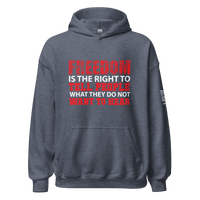 Top Gear Heather Sport Dark Navy / S Freedom is the Right Hoodie