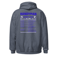 Top Gear Heather Sport Dark Navy / S Handy Man Hourly Rate Hoodie