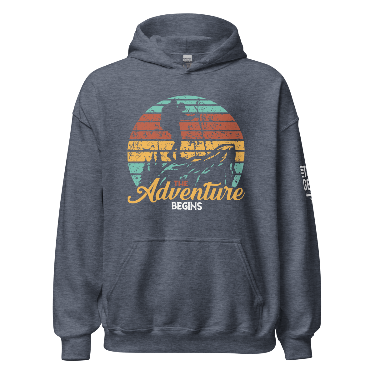 Top Gear Heather Sport Dark Navy / S The Adventure Begins Hoodie