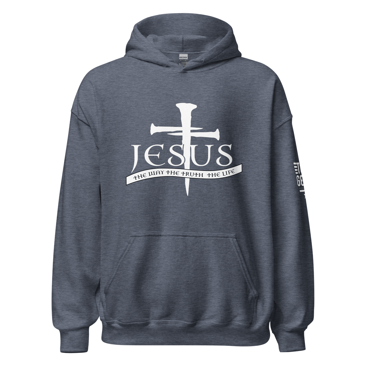 Top Gear Heather Sport Dark Navy / S The Way The Truth The Life Hoodie