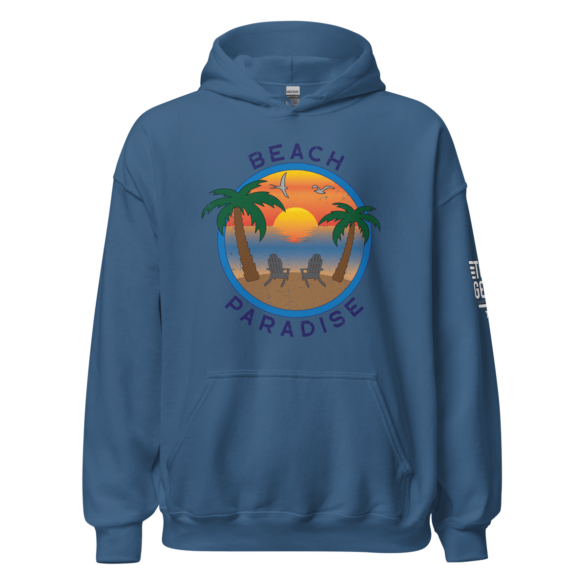 Top Gear Indigo Blue / S Beach Paradise Hoodie