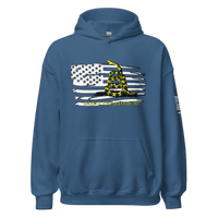 Top Gear Indigo Blue / S Don't Tread on Me Hoodie