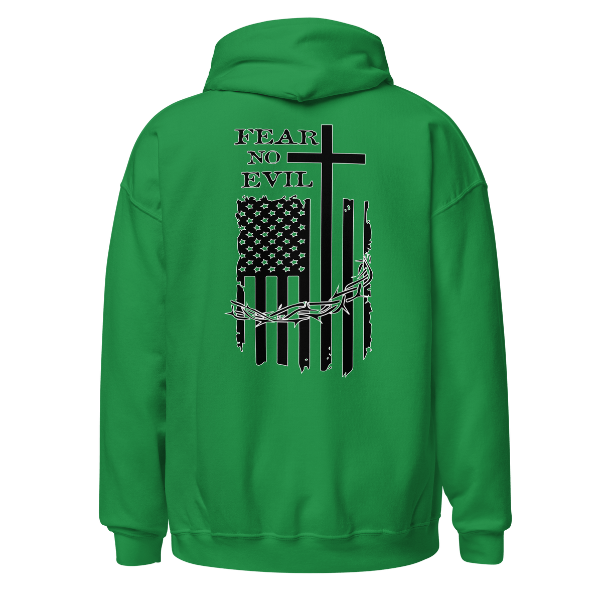 Top Gear Irish Green / S Fear No Evil Hoodie