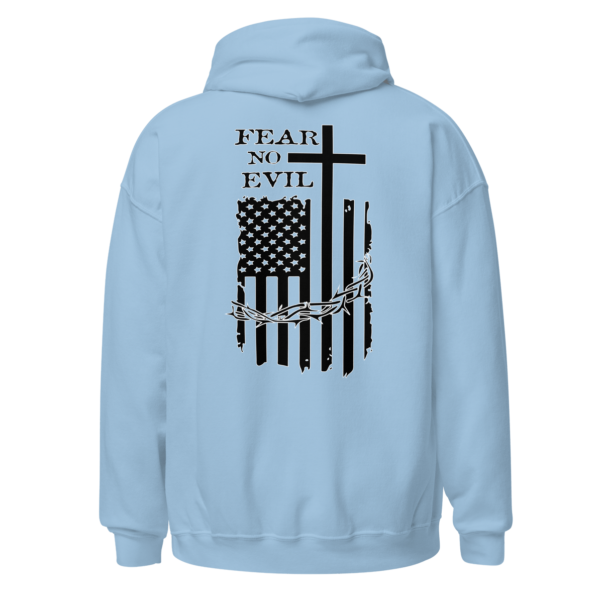 Top Gear Light Blue / S Fear No Evil Hoodie
