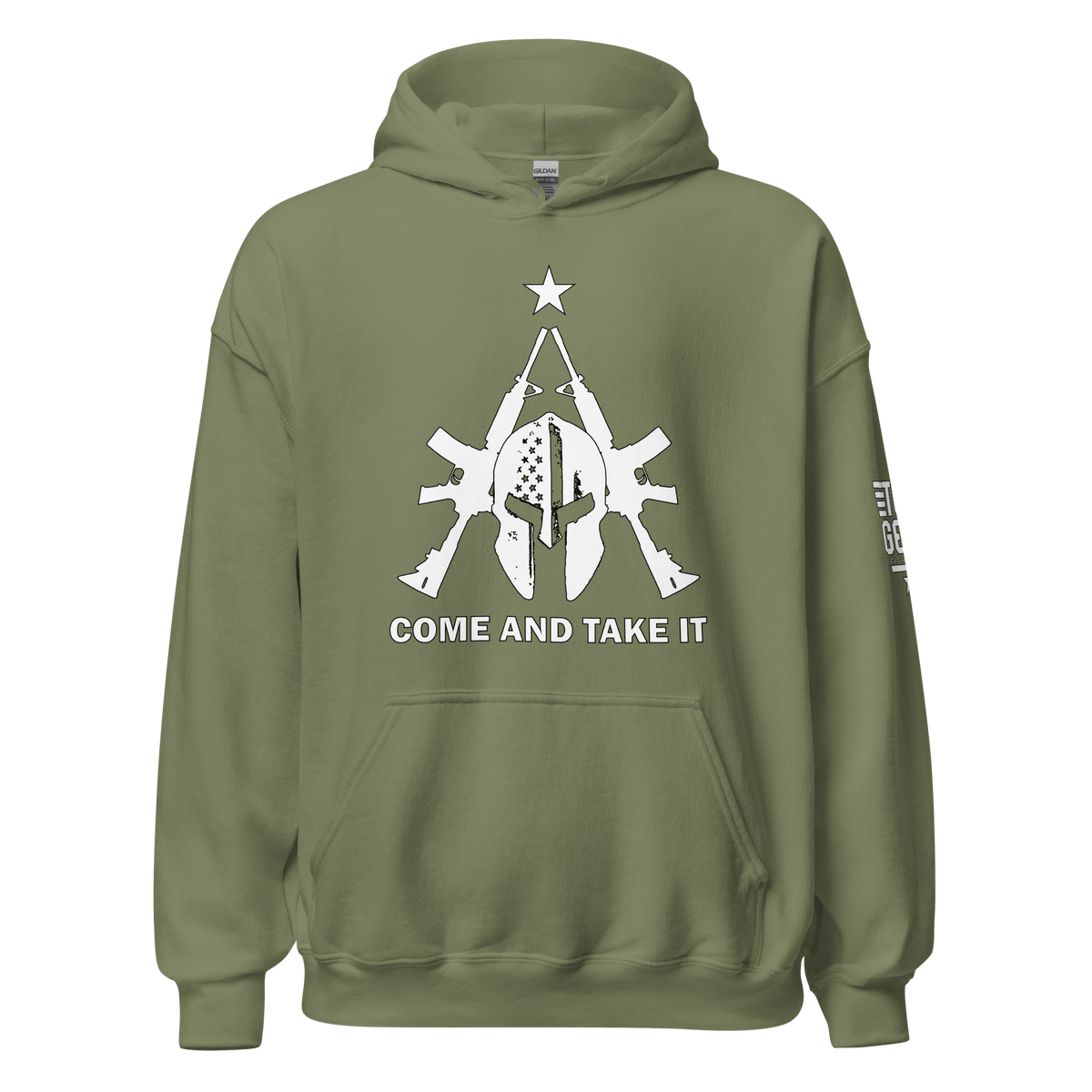 Top Gear Military Green / S Come and Take It Hoodie