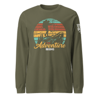 Top Gear Military Green / S The Adventure Begins Long Sleeve Tee