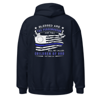 Top Gear Navy / S Blessed are the Peacemakers Hoodie