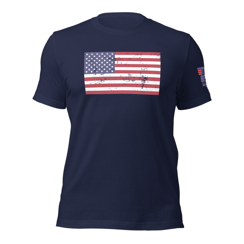 Top Gear Navy / S Classic American Flag T-Shirt
