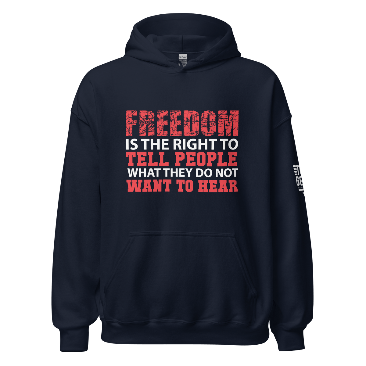 Top Gear Navy / S Freedom is the Right Hoodie