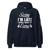 Top Gear Navy / S Sorry I'm Late Hoodie