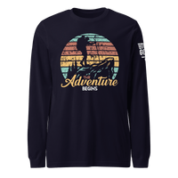 Top Gear Navy / S The Adventure Begins Long Sleeve Tee