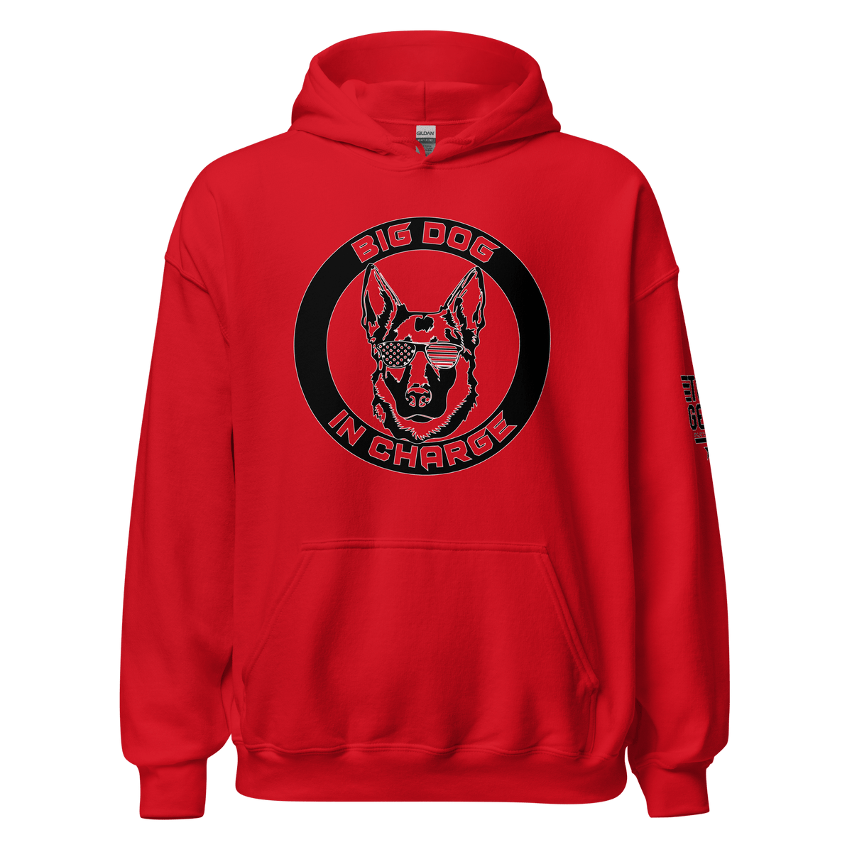 Top Gear Red / S Big Dog Hoodie
