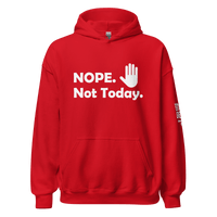 Top Gear Red / S Nope, Not Today Hoodie