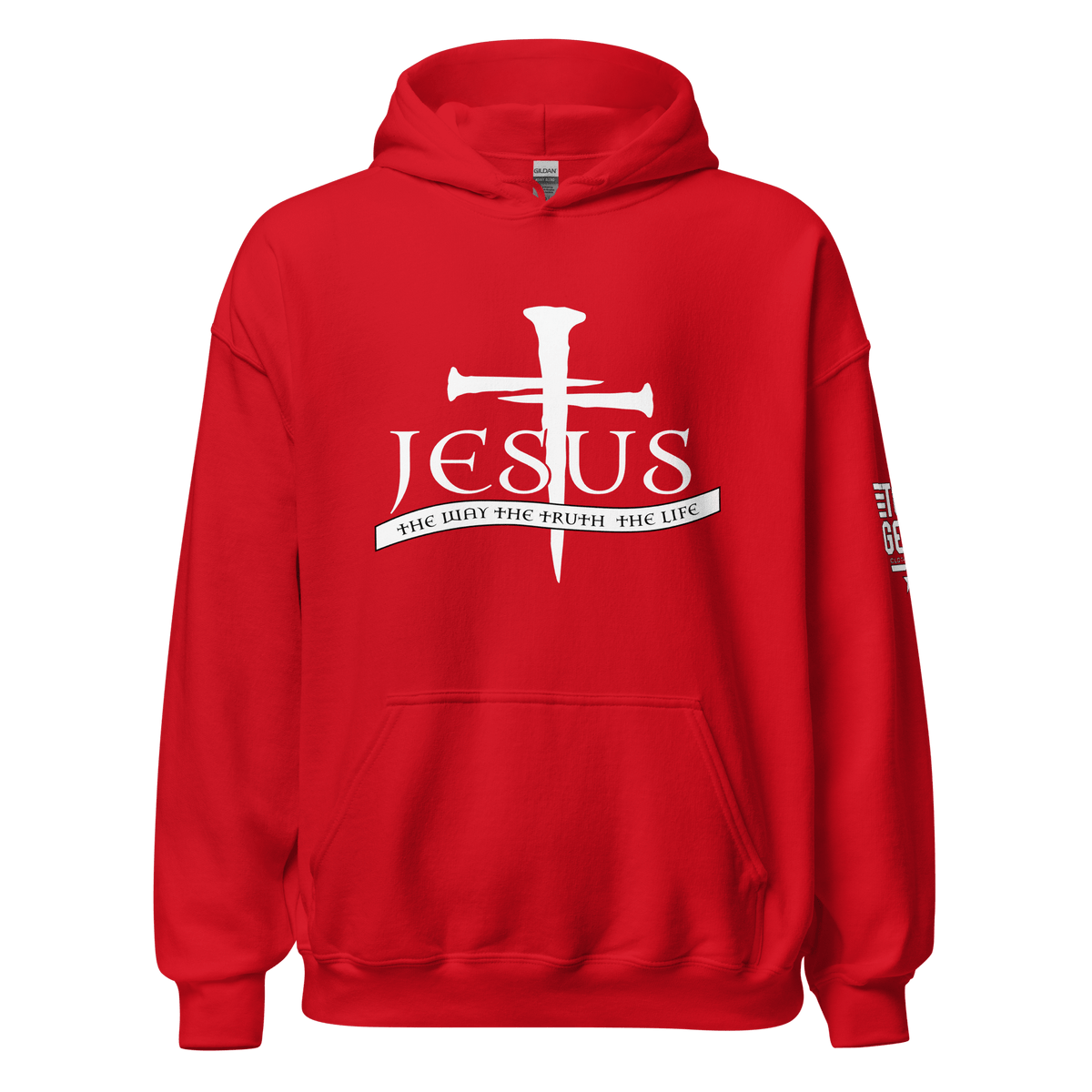 Top Gear Red / S The Way The Truth The Life Hoodie