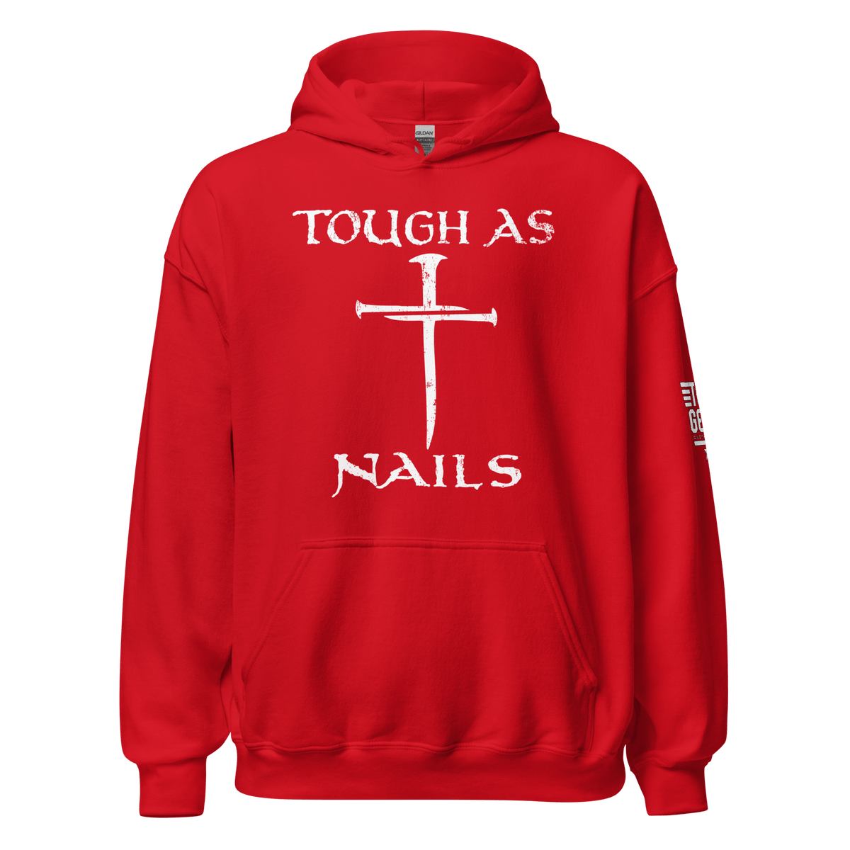 Top Gear Red / S Tough As Nails Hoodie