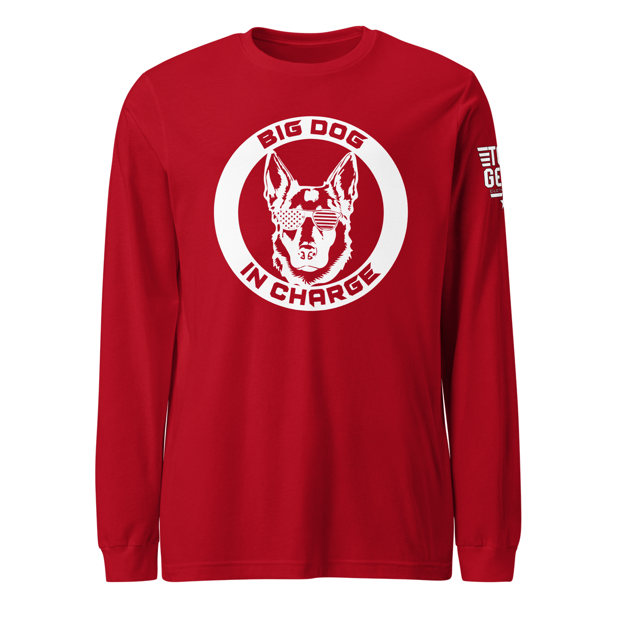 Top Gear Red / XS Big Dog Long Sleeve Tee