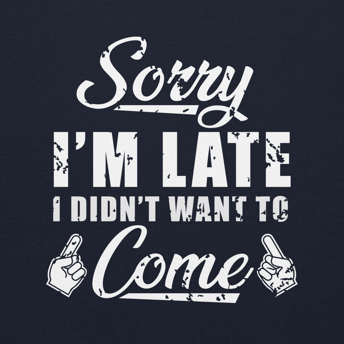 Top Gear Sorry I'm Late Hoodie