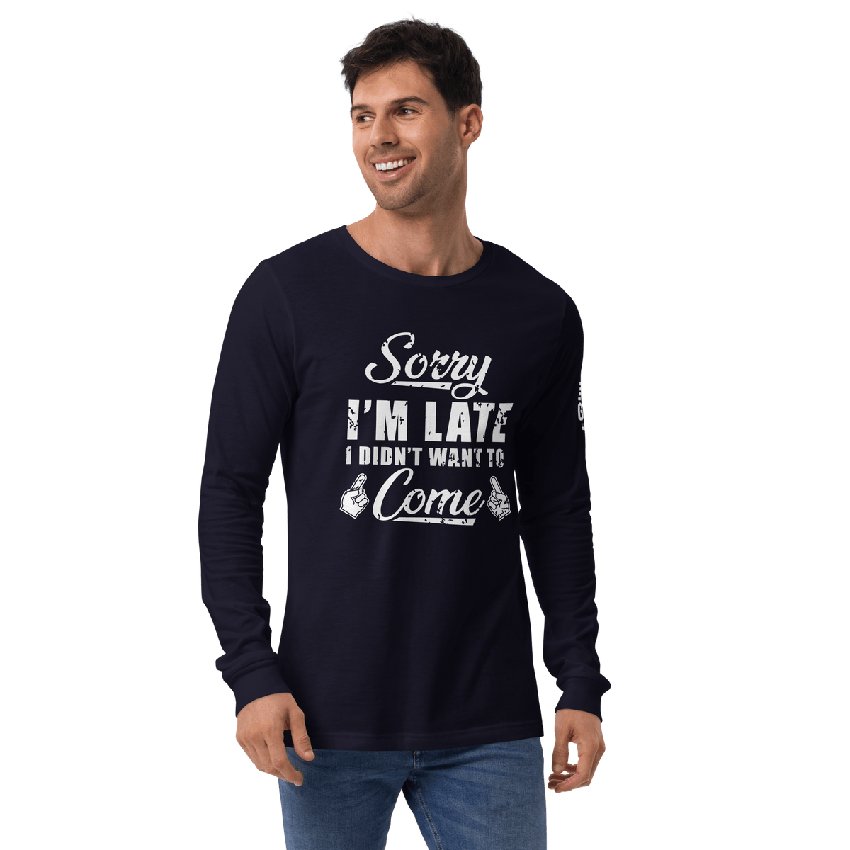 Top Gear Sorry I'm Late Long Sleeve Tee