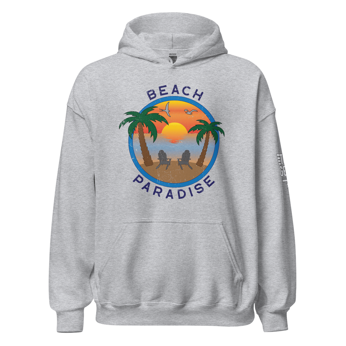 Top Gear Sport Grey / S Beach Paradise Hoodie