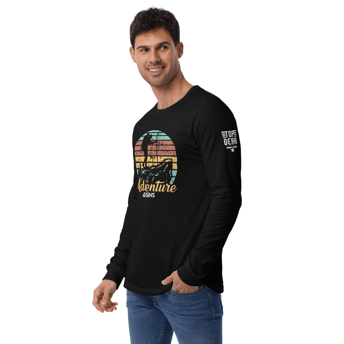 Top Gear The Adventure Begins Long Sleeve Tee