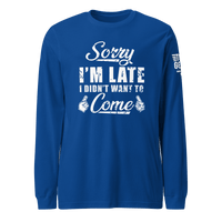Top Gear True Royal / S Sorry I'm Late Long Sleeve Tee